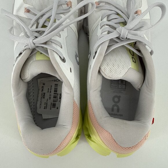 On Womens Size 7.5 Cloudflyer White Yellow Running Athletic Shoes Sneakers Flaw - Picture 9 of 9